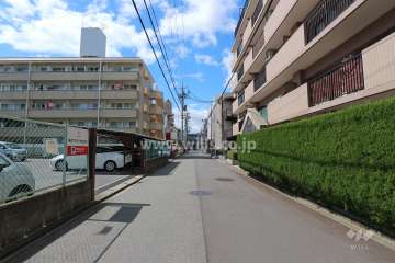 敷地南側の前面道路