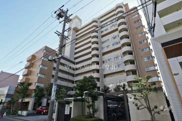 グランドメゾン上飯田の外観（北西側から）