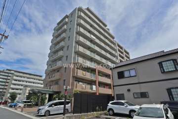 藤和シティホームズ志賀公園の外観（南西側から）