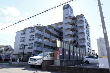 宝西味鋺ハイツの外観（北西側から）