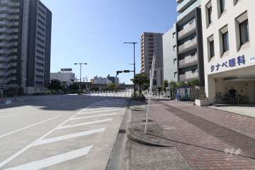 敷地南東側（国道19号線）の前面道路