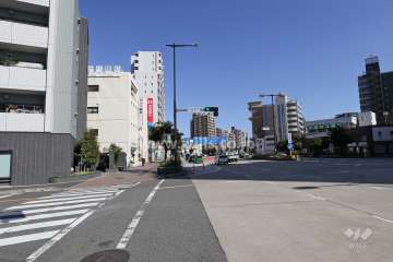 敷地南東側（国道19号線）の前面道路