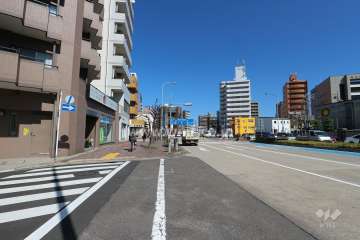 敷地東側の前面道路（国道19号線）