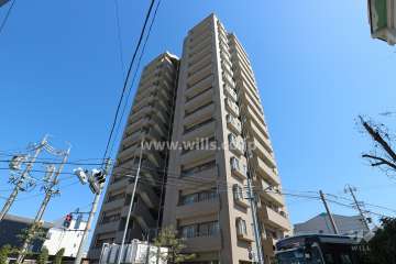 志賀本通シティハウスの外観（北西側から）