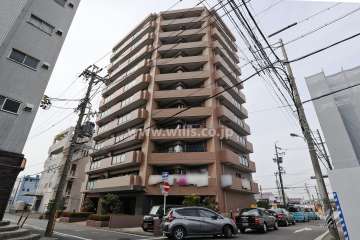 クイーンズパレス城北の外観（南東側から）
