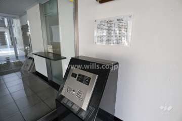 オートロックの操作盤、案内板