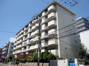 チサンマンション第１江坂の外観（南東側から）