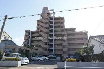 ネオハイツ楠2の外観（北西側から）