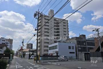 グランドメゾン萩野の外観(北側から)