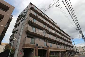サンマンションアトレ平安通の外観（南西側から）