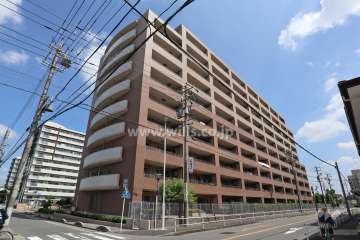 シティコーポリフレ黒川の外観（南西側から）