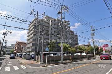 ユニーブル黒川シティの外観(北東側から)