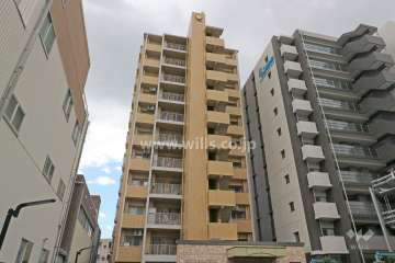 エスポア平安通の外観（北東側から)