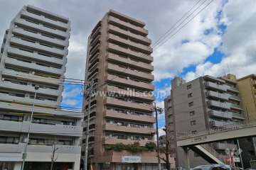 グランドメゾン平安通2の外観（西側から）