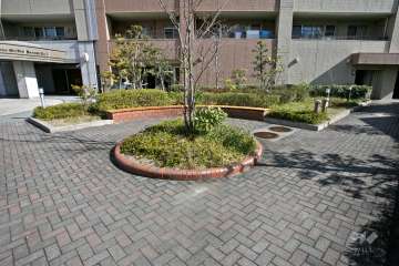 エントランス前の広場