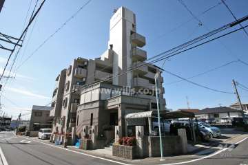 六合マンション黒沢台の外観(北東側から)