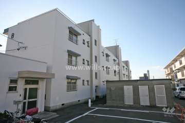 鳴海おお根住宅Ｂ棟の外観（北東側から）