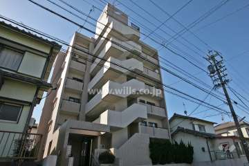 ユニーブル相川の外観(北側から)