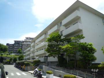 千里山田コーポラスC棟の外観（北西側から）