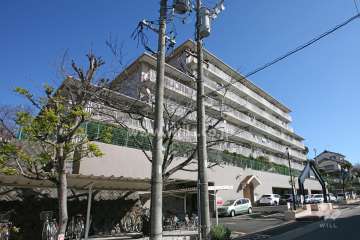 鳴海サンハイツの外観（南西側から）