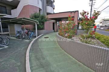 スロープのアプローチ