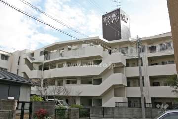 宝大高ハイツBの外観(北側から)