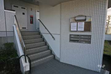 シティコーポ水広下C棟エントランス住戸入り口（共用ポスト）