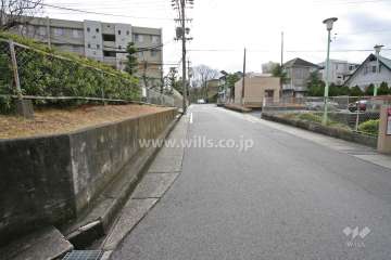 敷地南側の前面道路