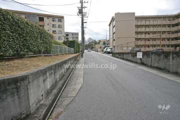 敷地南側の前面道路