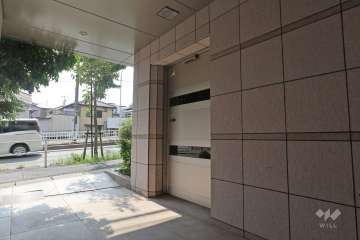 駐輪場の出入口