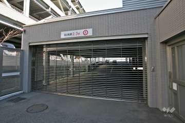 駐車場入口(リングシャッター付き)