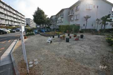 敷地内にある花壇