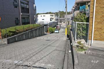敷地東側の前面」道路