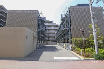 駐車場の出入口