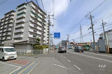 敷地南側の前面道路（西宮豊中線）