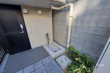 ペット足洗い場