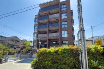 ジオ神戸本山中町の外観（北西側から）