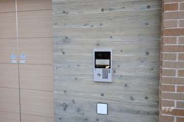 オートロックの操作盤（南側のエントランス）