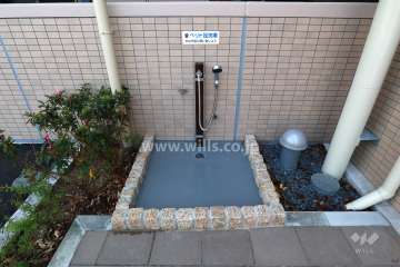 ペット足洗い場