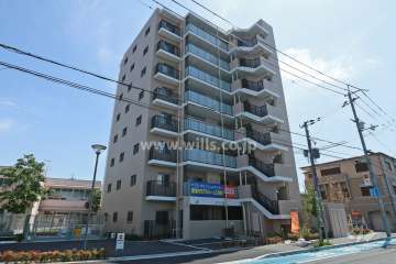 サンクレイドル塚口町の外観（北東側から）