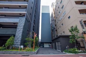 駐車場の出入り口