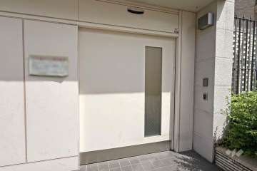 駐輪場の出入口