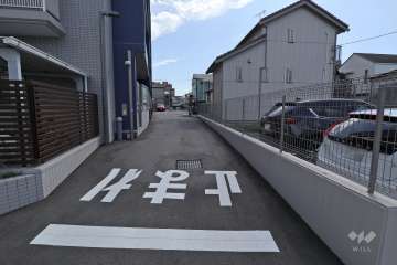 駐車場の出入り口