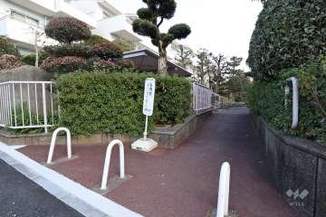敷地北西側の出入り口