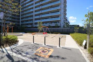 敷地に隣接する公園