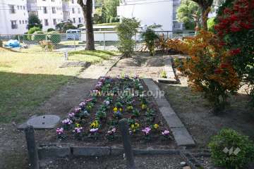 敷地内にある花壇