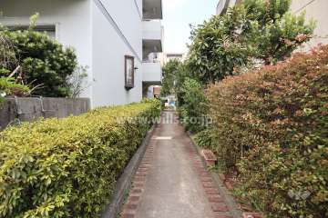 敷地東側の通路