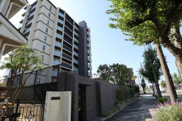 プラウド瑞穂八勝通の外観（北側から）