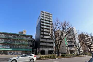 プレサンス久屋大通公園エアリーの外観（西側から）