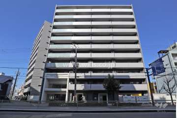 エスリード塚本グラセントのマンション外観(南側から)